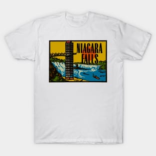 Vintage Niagara Falls Decal T-Shirt